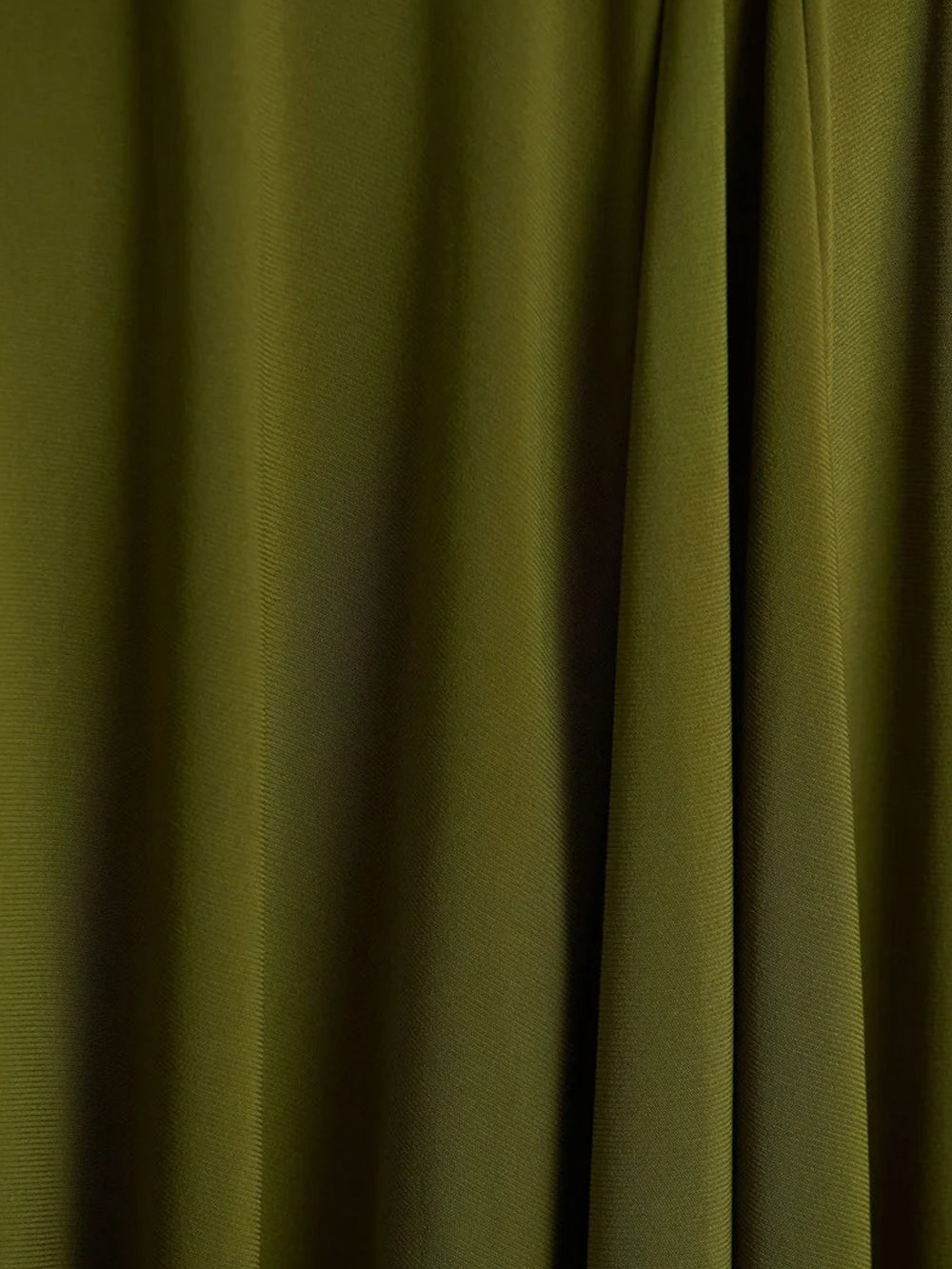 Olivia Asymmetric Ruched Midi Dress