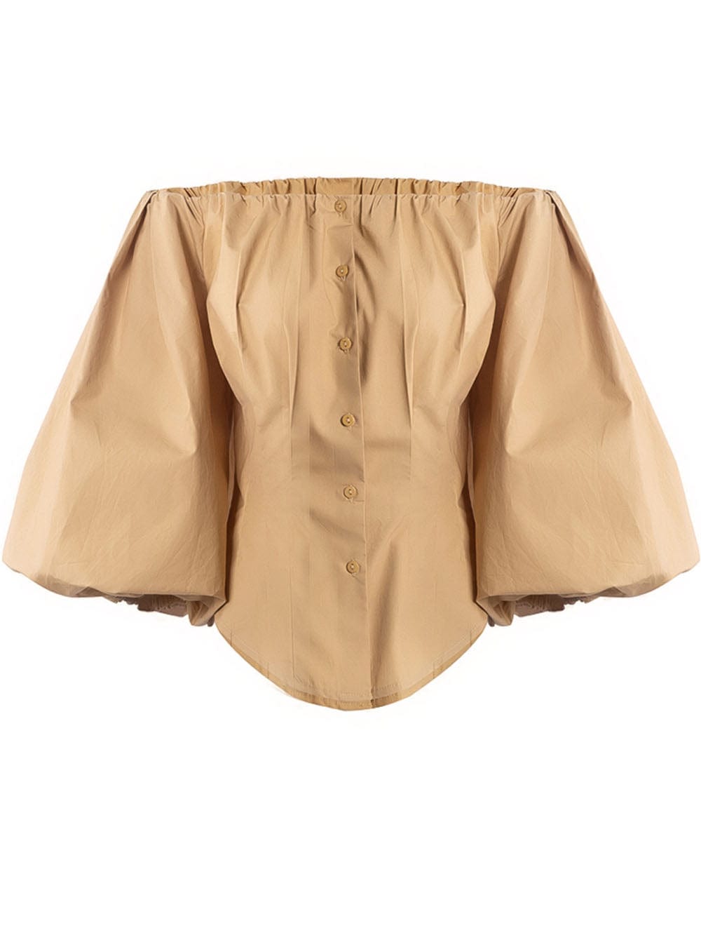 Clara Off Shoulder Lantern Sleeve Top