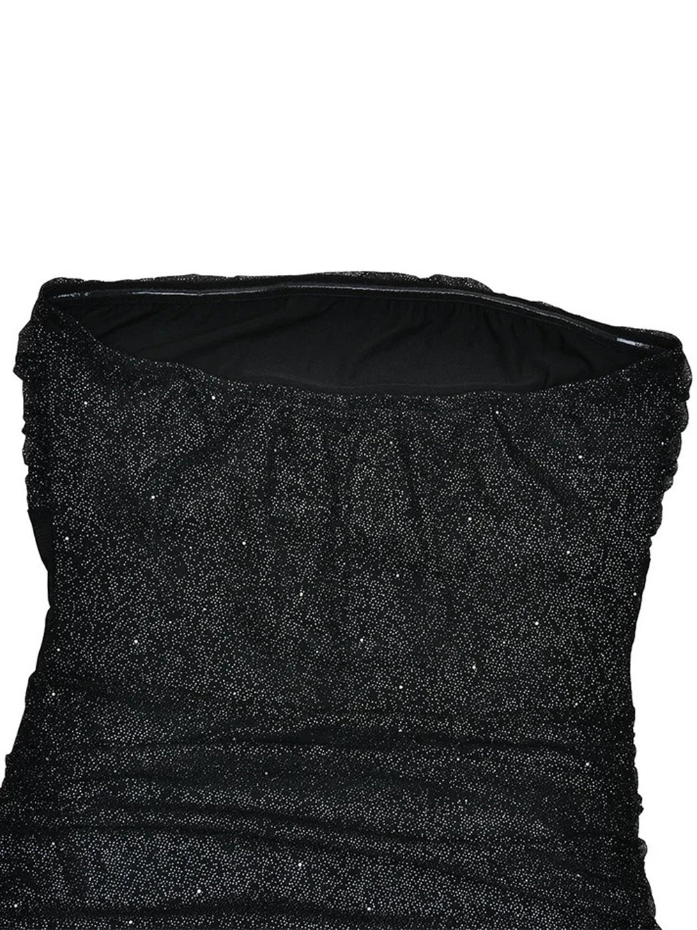 Serena Sparkle Draped Evening Gown