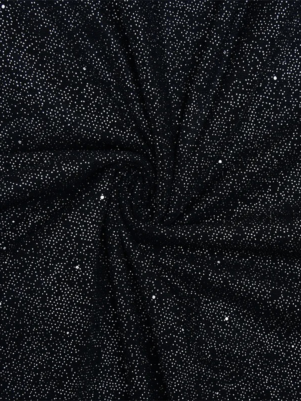 Serena Sparkle Draped Evening Gown