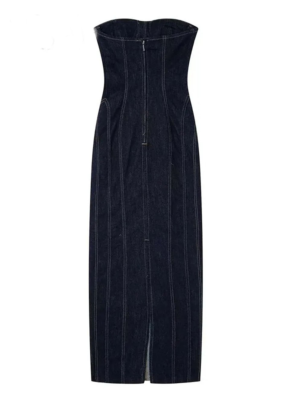 Maeve Denim Midi Dress