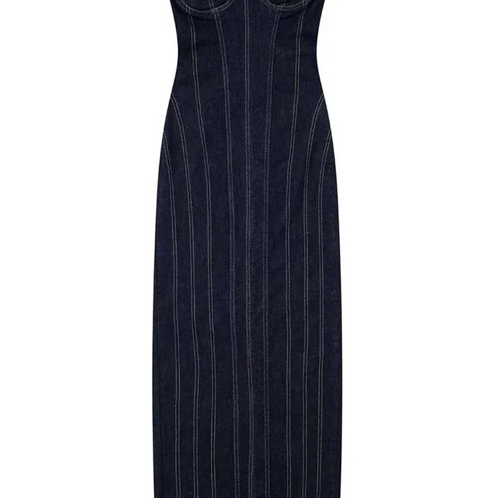 Maeve Denim Midi Dress