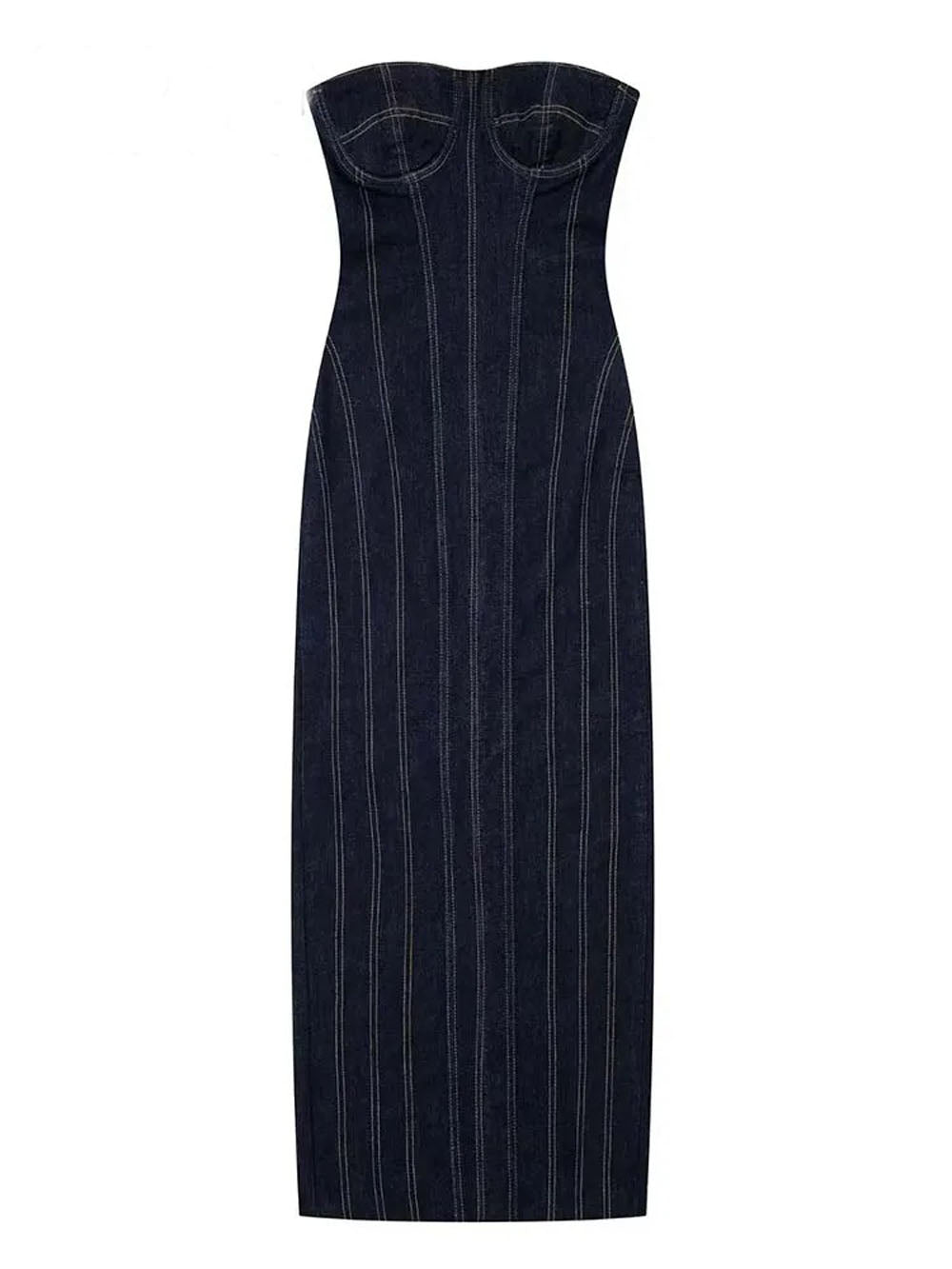 Maeve Denim Midi Dress