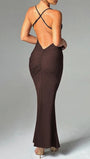 Abbey Backless Sleeveless Maxi Dress - Fashion Pov