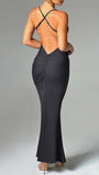 Abbey Backless Sleeveless Maxi Dress - Fashion Pov