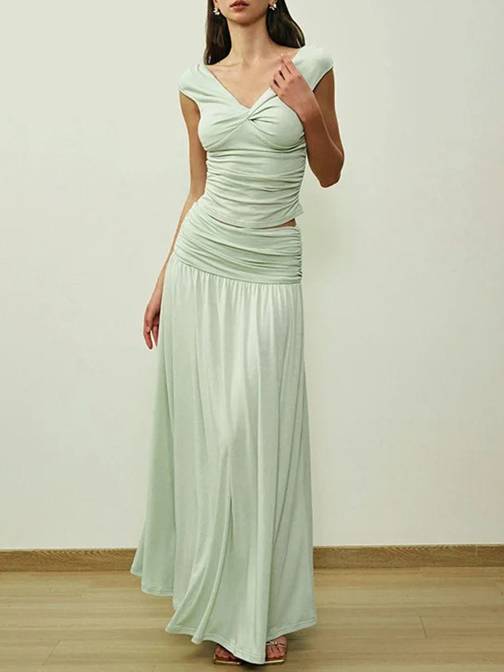 Adelyn Sleeveless Top & Skirt Set - Fashion Pov