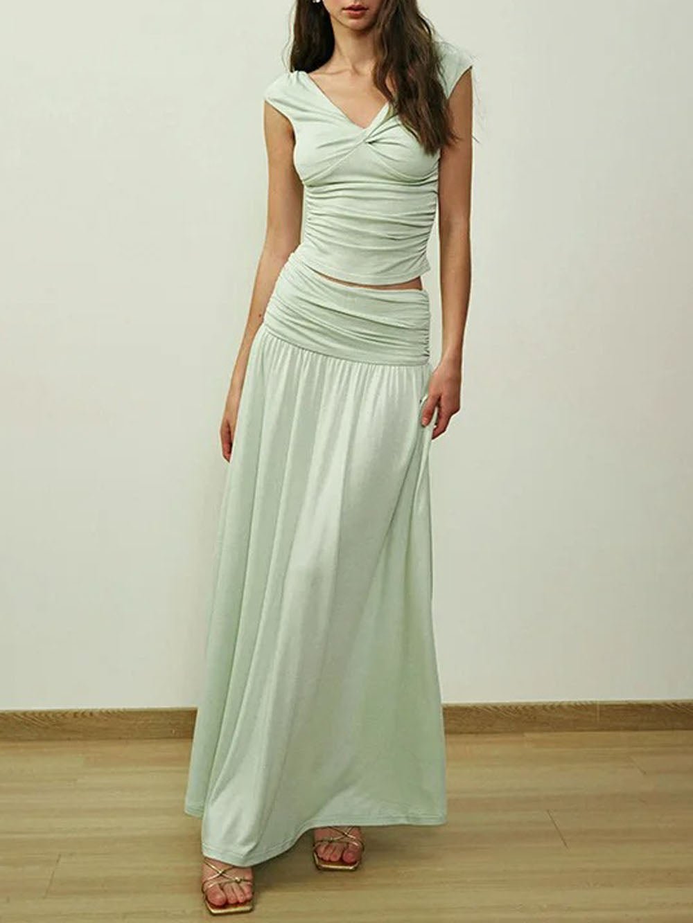 Adelyn Sleeveless Top & Skirt Set - Fashion Pov