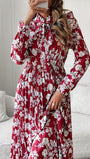 Alaia Long Sleeve Midi Dress - Fashion Pov