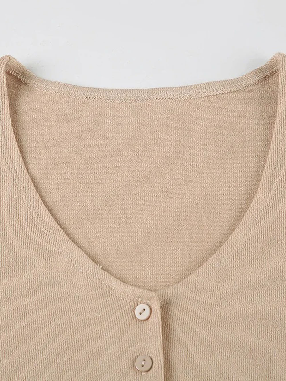 Alaina Button Mini Dress - Fashion Pov