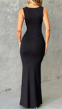 Alicia Sleeveless Bodycon Maxi Dress - Fashion Pov