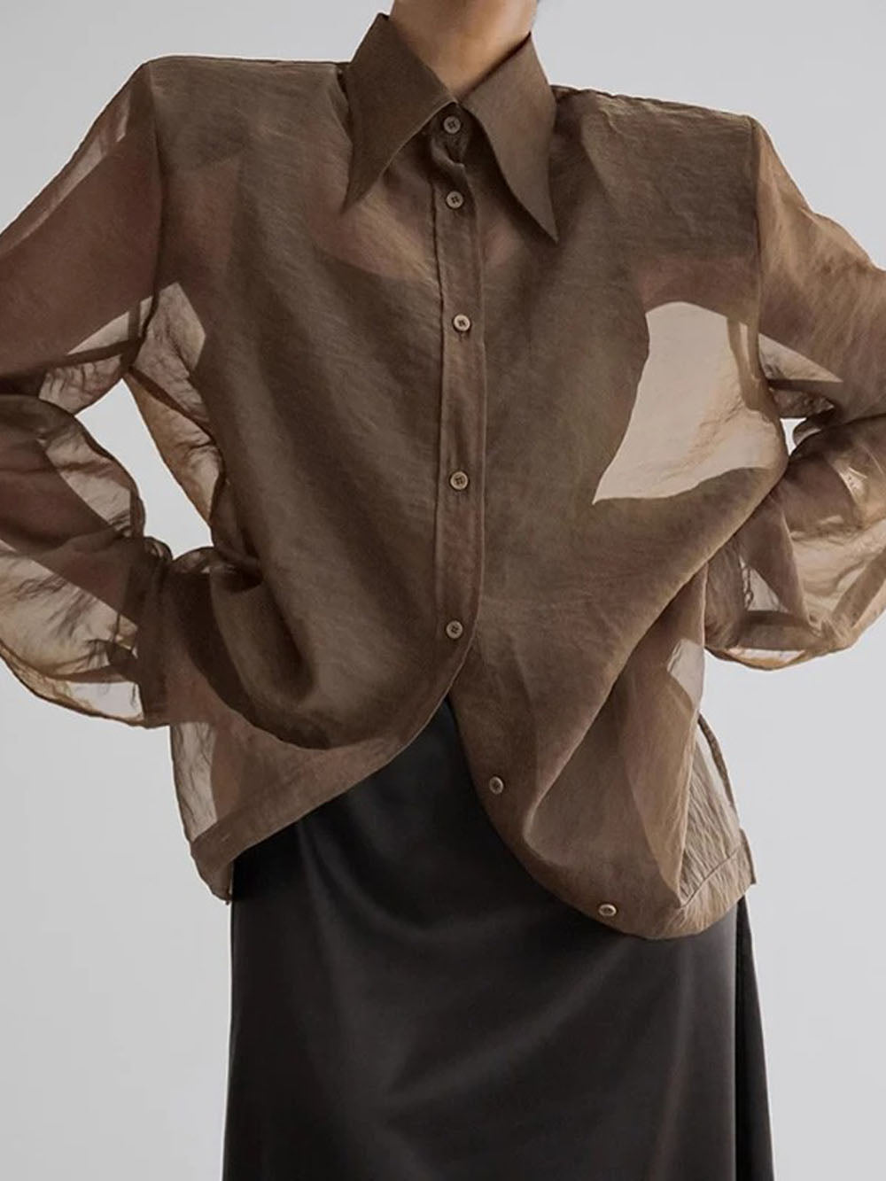 Amy Long Sleeve Shirt - Fashion Pov