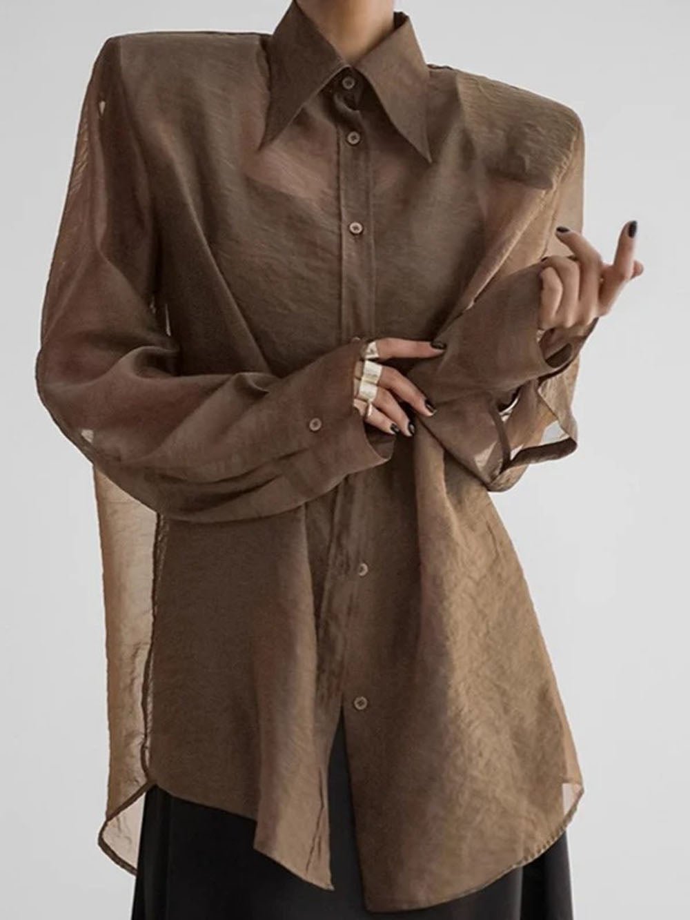 Amy Long Sleeve Shirt - Fashion Pov