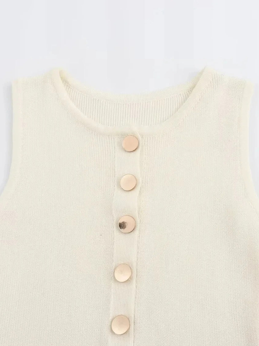 Angela Sleeveless Midi Dress - Fashion Pov