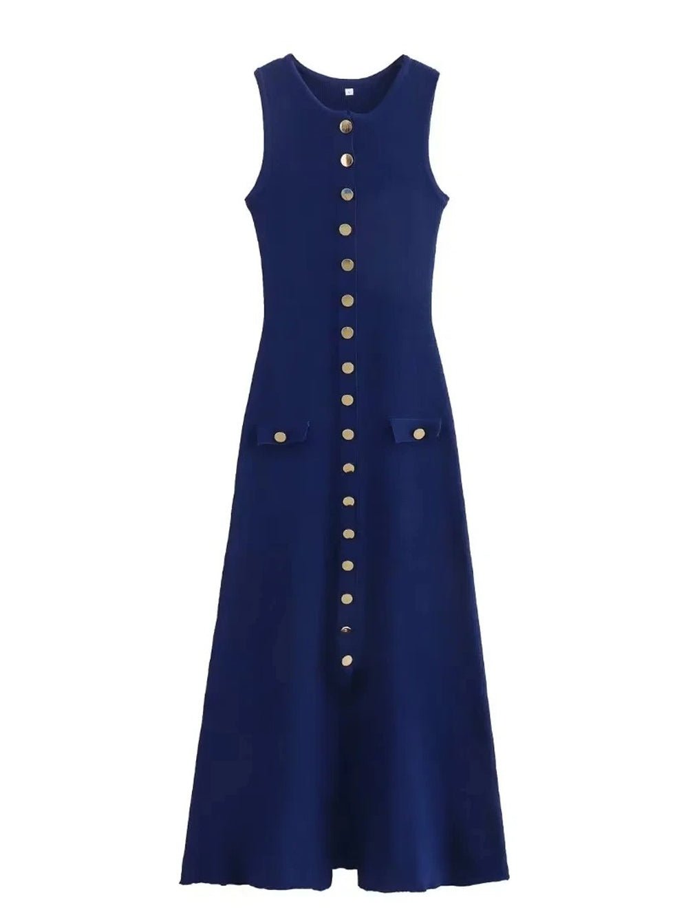 Angela Sleeveless Midi Dress - Fashion Pov