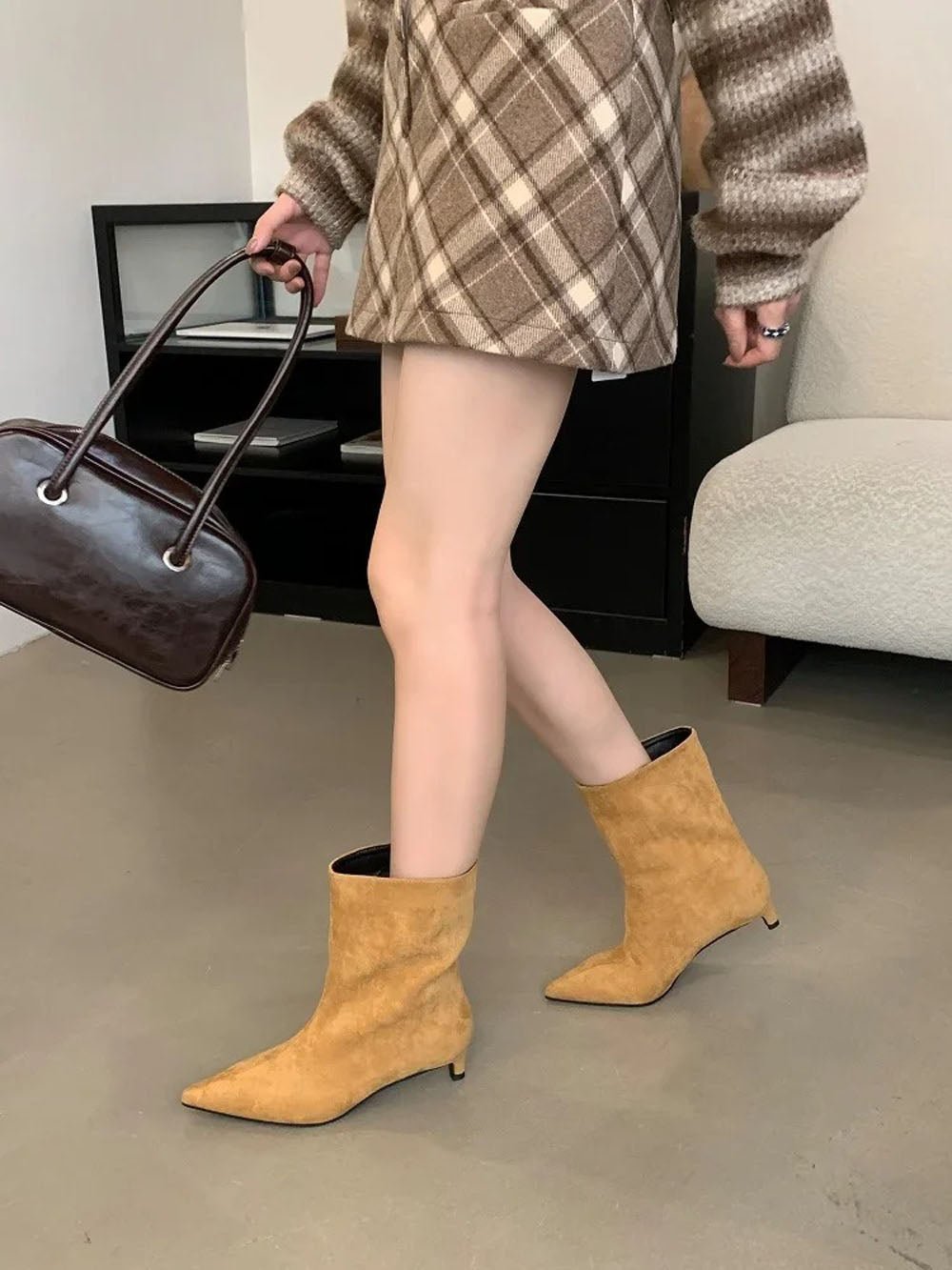Ariella Toe Ankle Boot - Fashion Pov