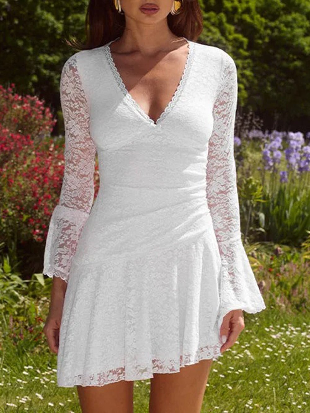 Aspen Lace Mini Dress - Fashion Pov