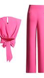 Avril Sleeveless Wide Leg Pant Chic Set - Fashion Pov