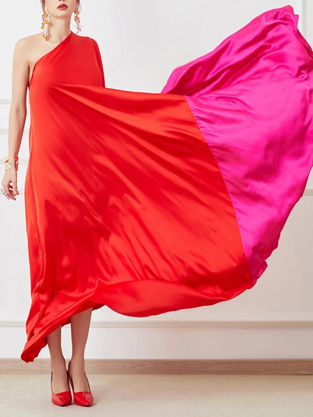 Barbie Sleeveless Casual Irregular Maxi Dress - Fashion Pov