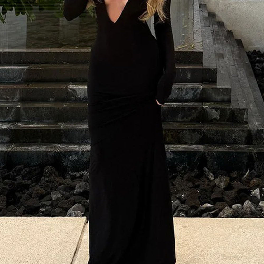 Blair Long Sleeve Maxi Dress - Fashion Pov