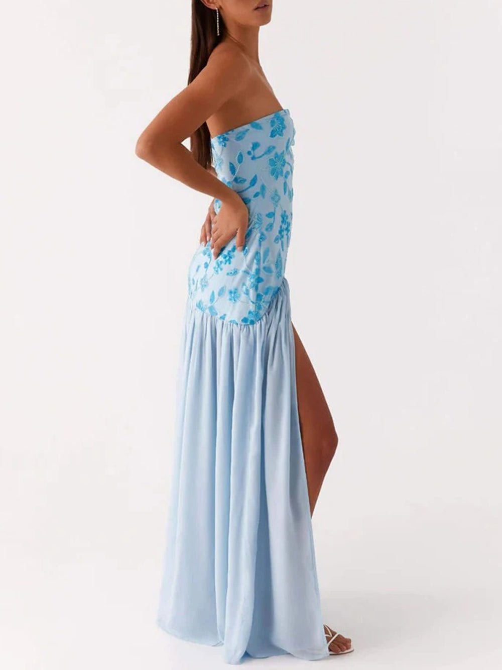 Brooke Backless Maxi Dress - Fashion Pov