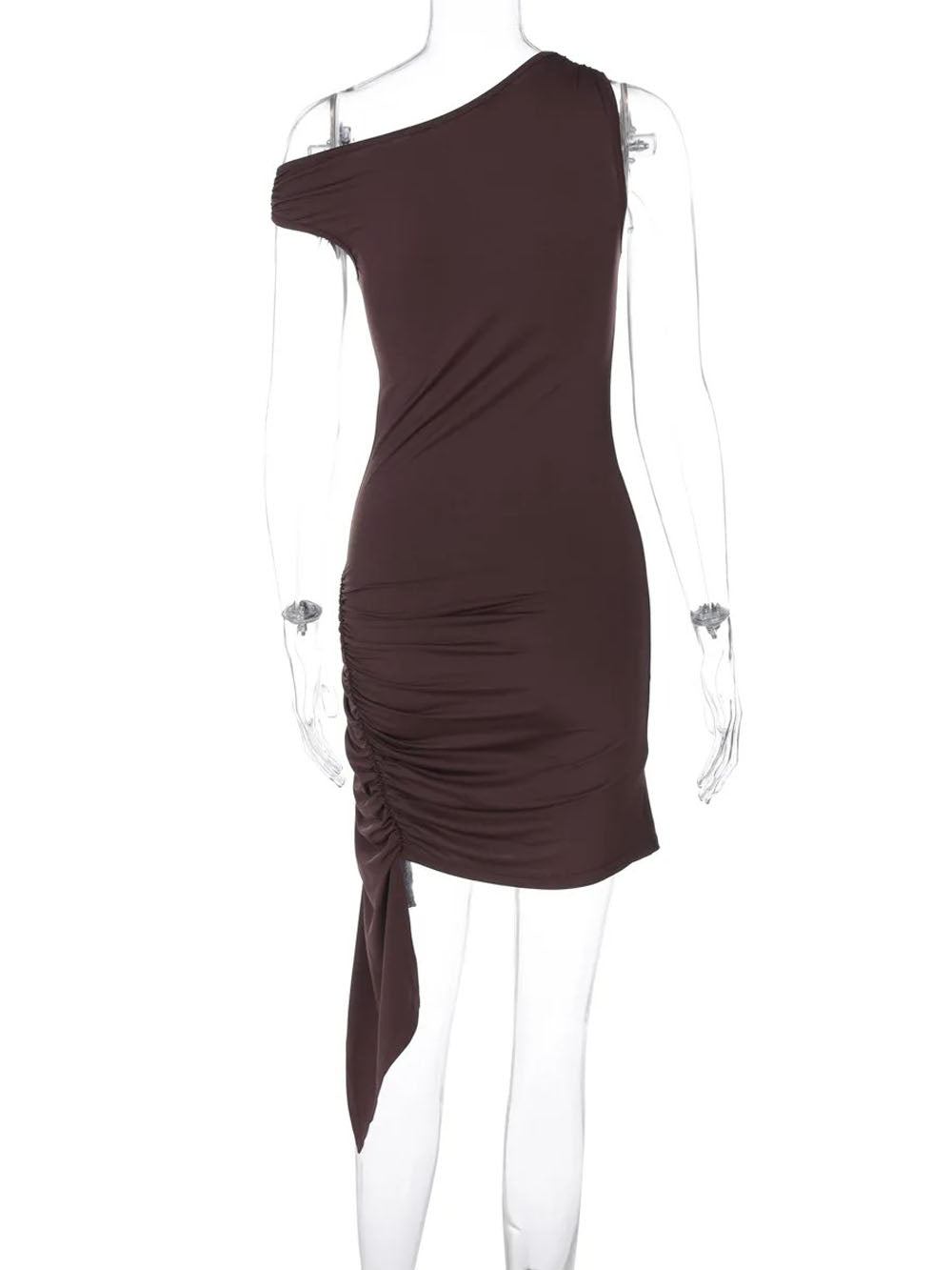 Brynlee Diagonal Mini Dress - Fashion Pov