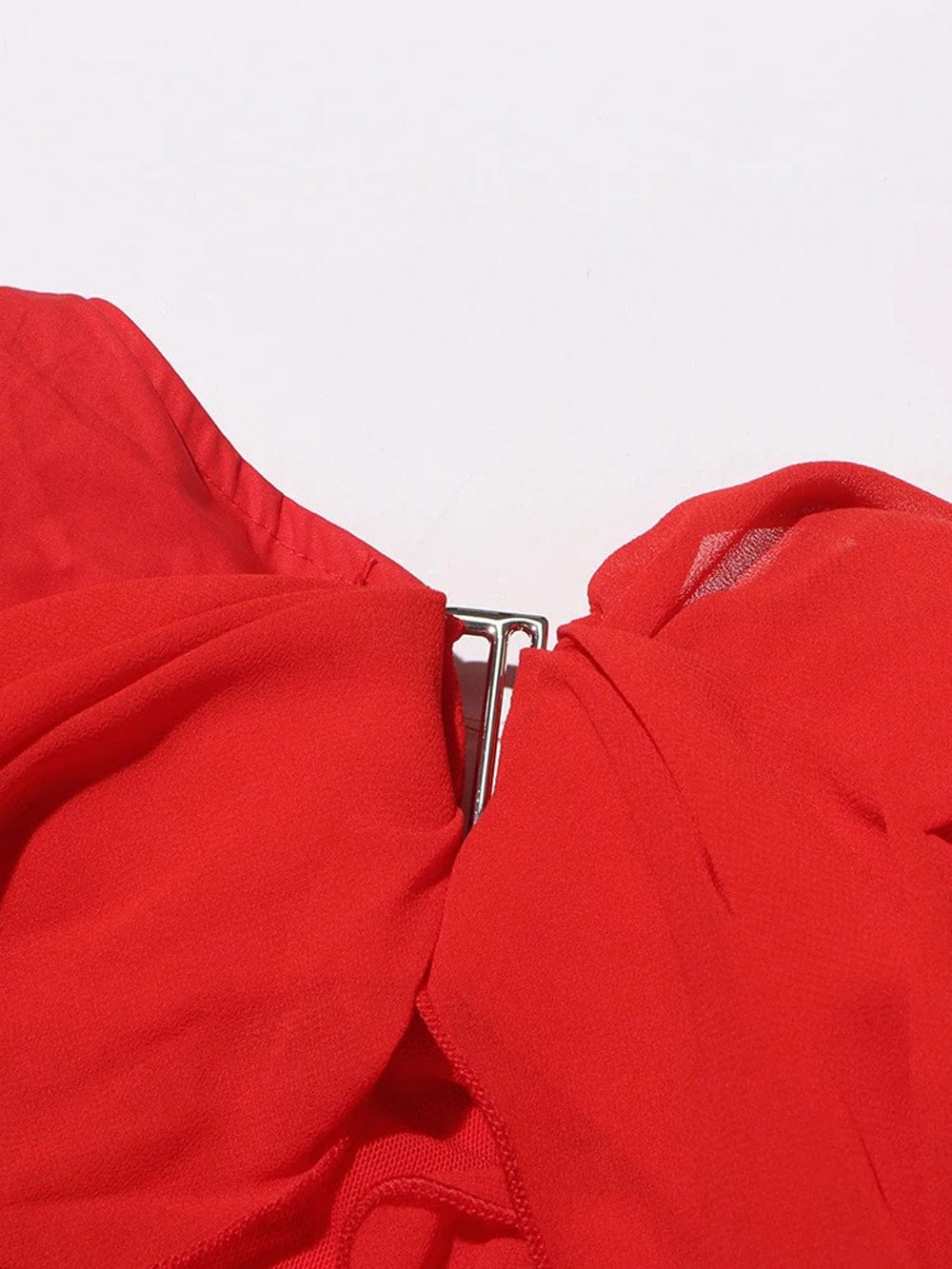 Cayce Folds Backless Mini Dress - Fashion Pov