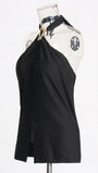 Cecile Backless Metal Buckle Tank Top - Fashion Pov