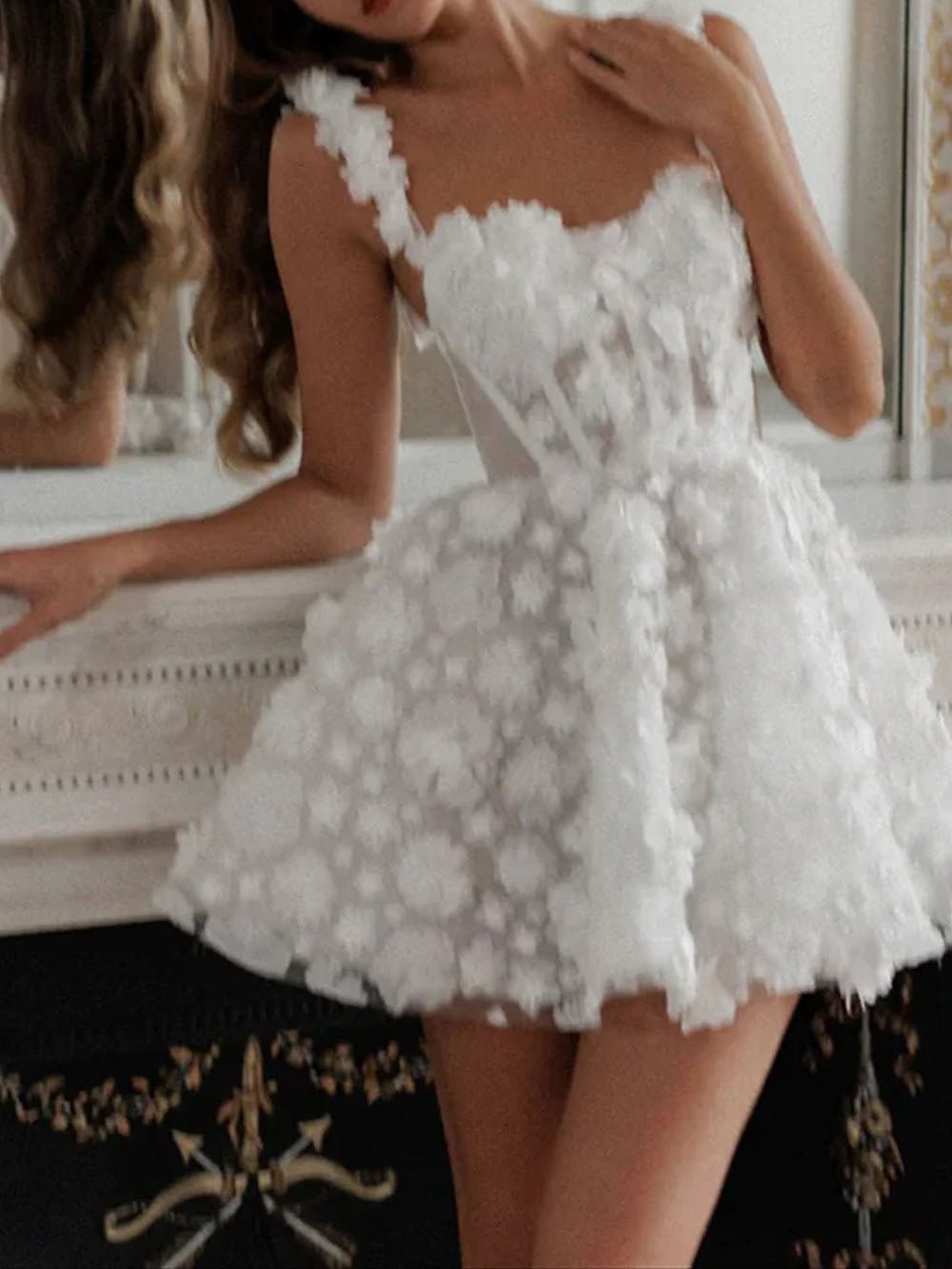 Clementine Lace Mini Dress - Fashion Pov