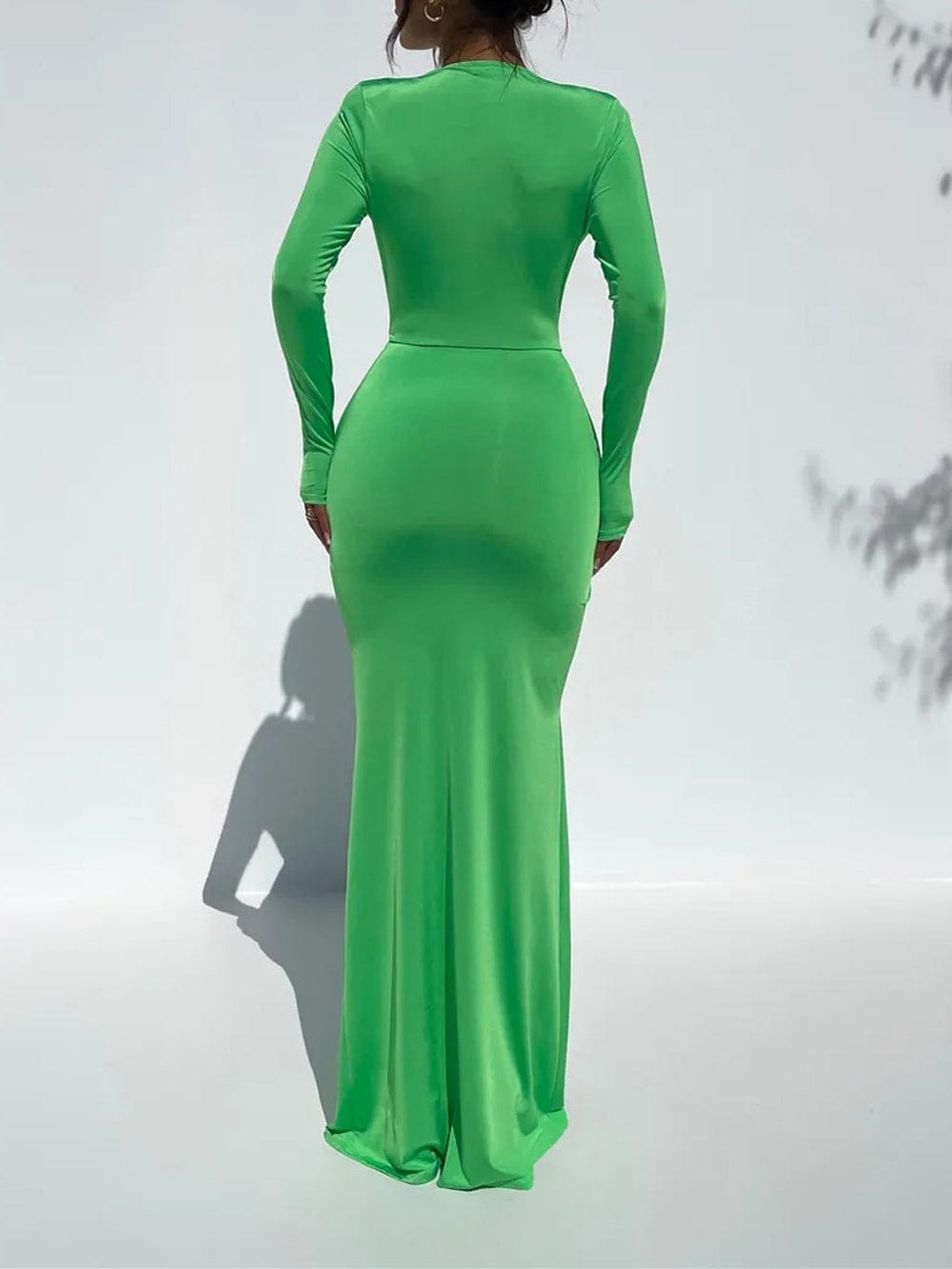 Daisy Bodycon Split Maxi Dress - Fashion Pov