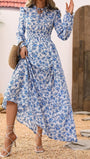 Daisy Floral Long Sleeve Maxi Dress - Fashion Pov