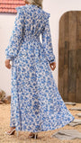 Daisy Floral Long Sleeve Maxi Dress - Fashion Pov