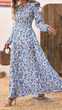 Daisy Floral Long Sleeve Maxi Dress - Fashion Pov