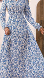 Daisy Floral Long Sleeve Maxi Dress - Fashion Pov
