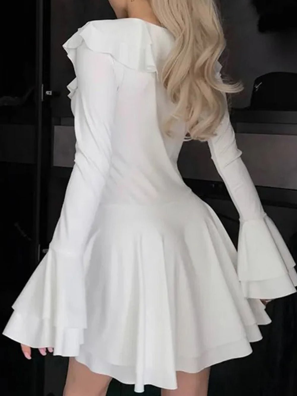 Daphne Long Sleeve Mini Dress - Fashion Pov