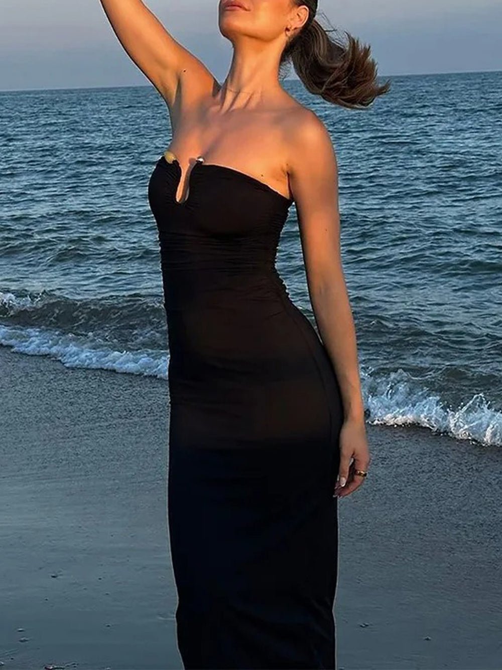 Eden Off Shoulder Maxi Dress - Fashion Pov