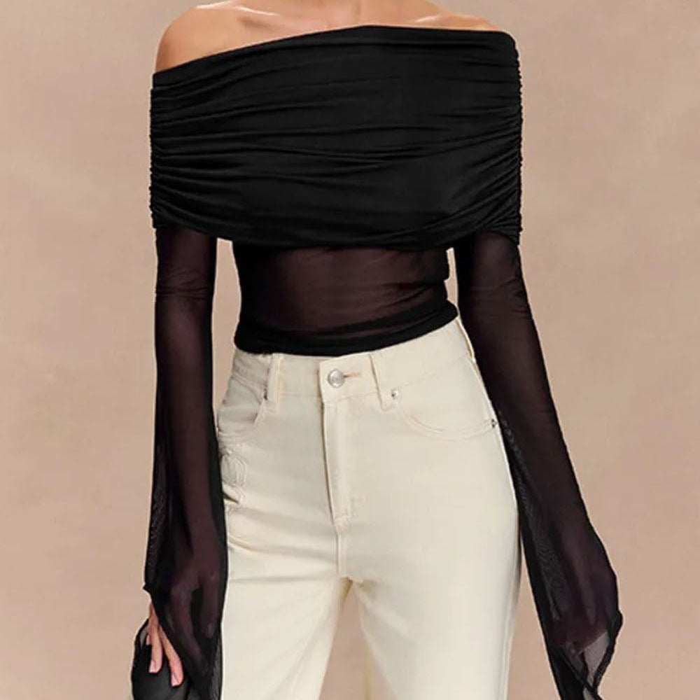 Elise Off Shoulder Backless Top - Fashion Pov