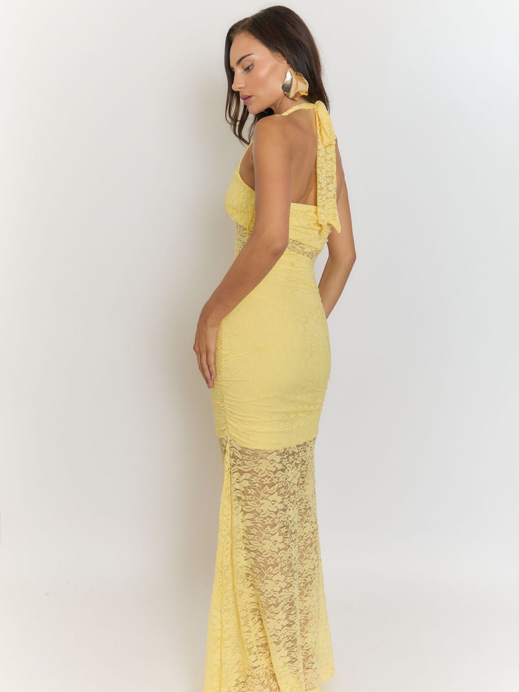 Elizabeth Backless Bodycon Maxi Dress - Fashion Pov