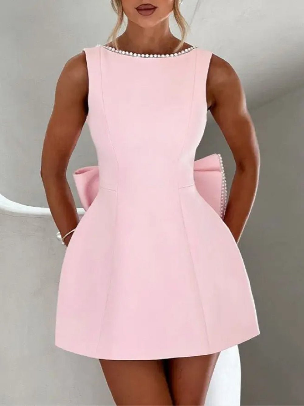 Elsie Sleeveless Mini Dress - Fashion Pov