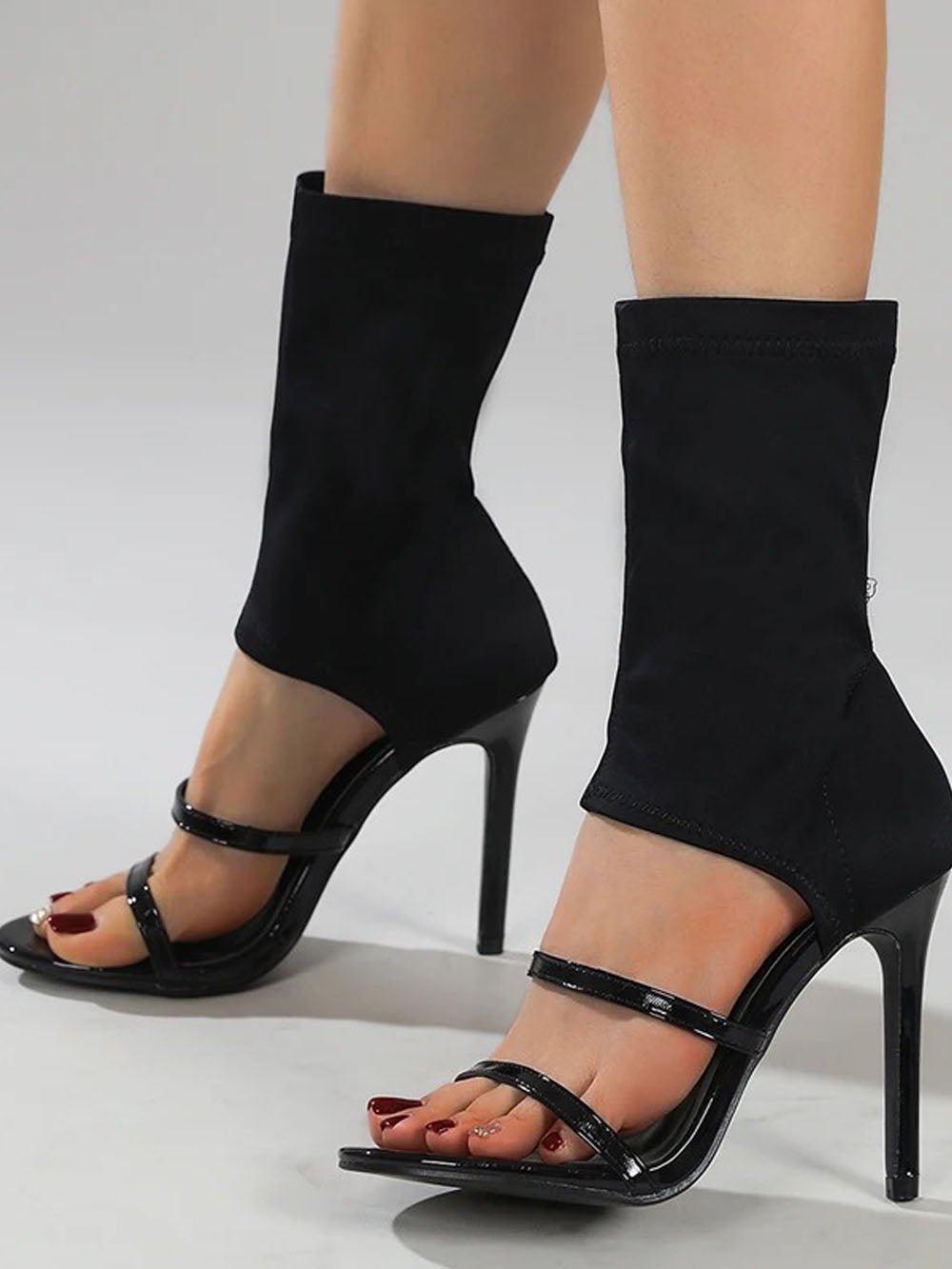 Elsie Stretch Boot Heel - Fashion Pov