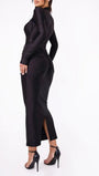 Emerson Hollow Out Long Sleeve Maxi Dress - Fashion Pov