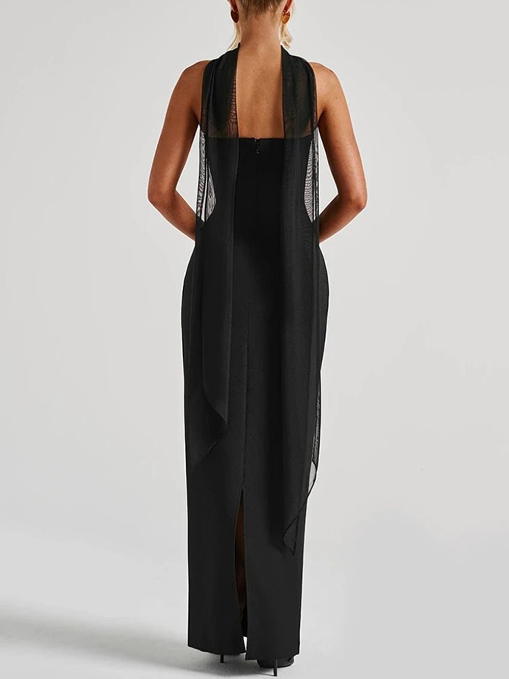 Evangeline Backless Maxi Dress - Fashion Pov