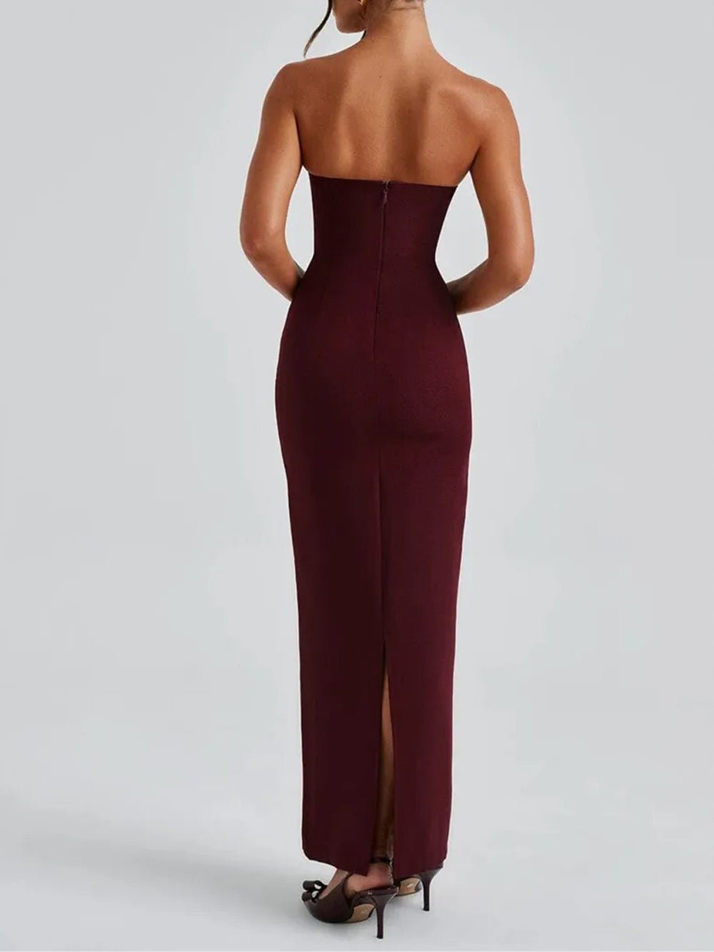 Evangeline Backless Maxi Dress - Fashion Pov