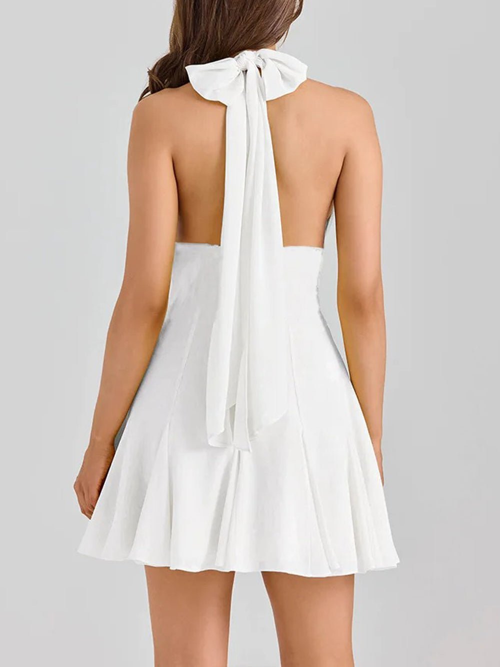 Gemma Lace Patchwork Mini Dress - Fashion Pov