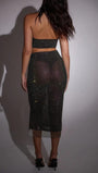 Giselle Diamond Tight Sheer Skirt Set - Fashion Pov