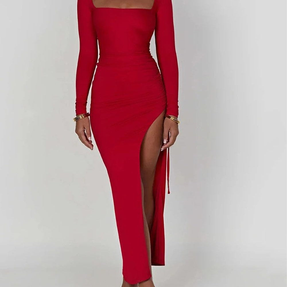 Greta Bodycon Maxi Dress - Fashion Pov