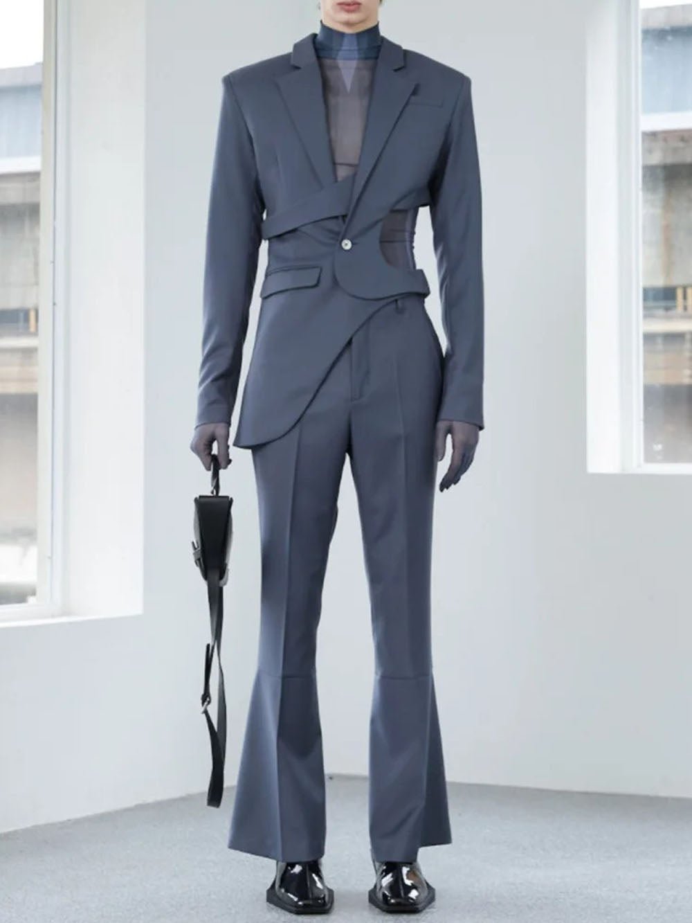 Hadley Hollow Out Blazer - Fashion Pov