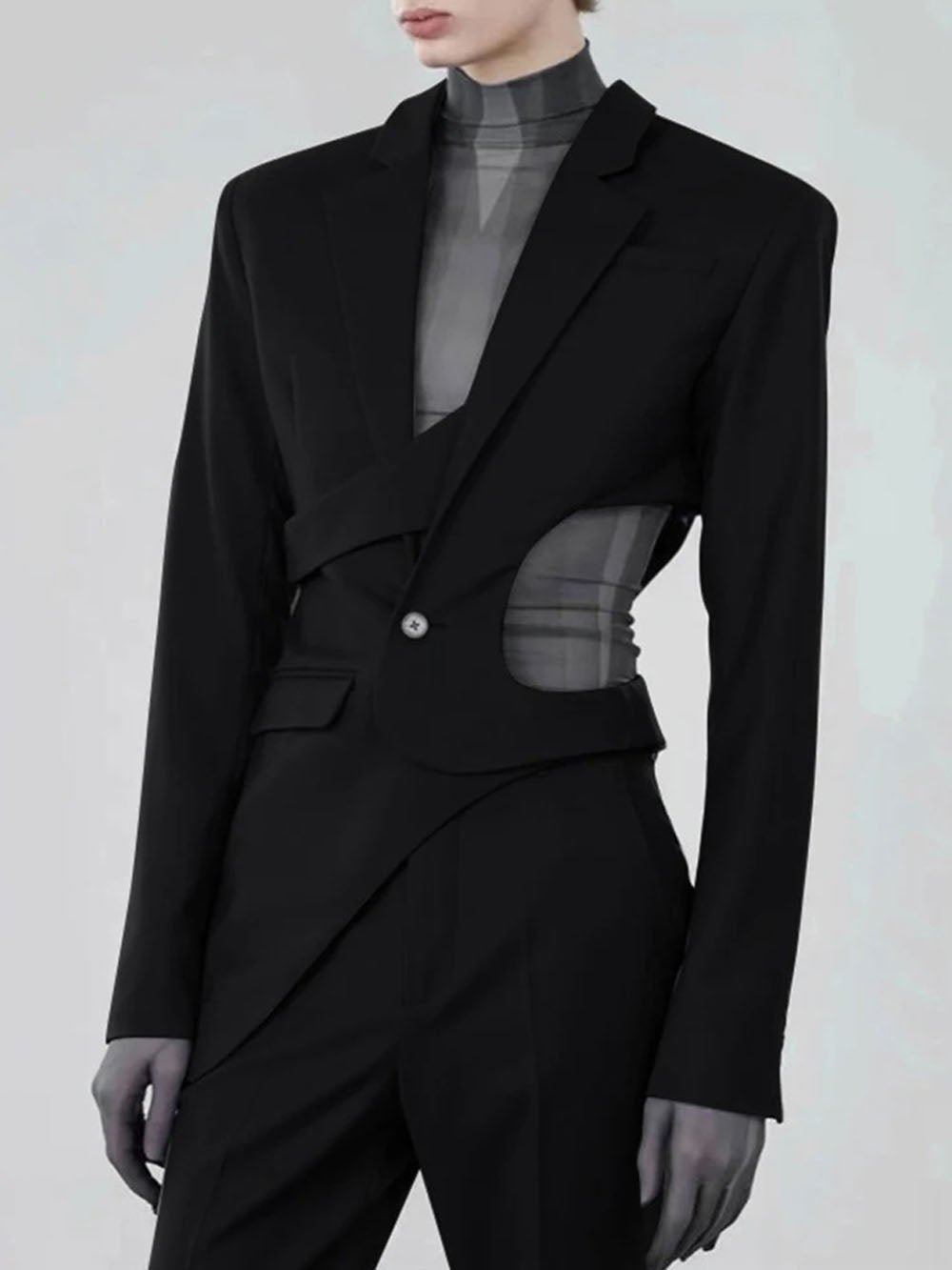 Hadley Hollow Out Blazer - Fashion Pov