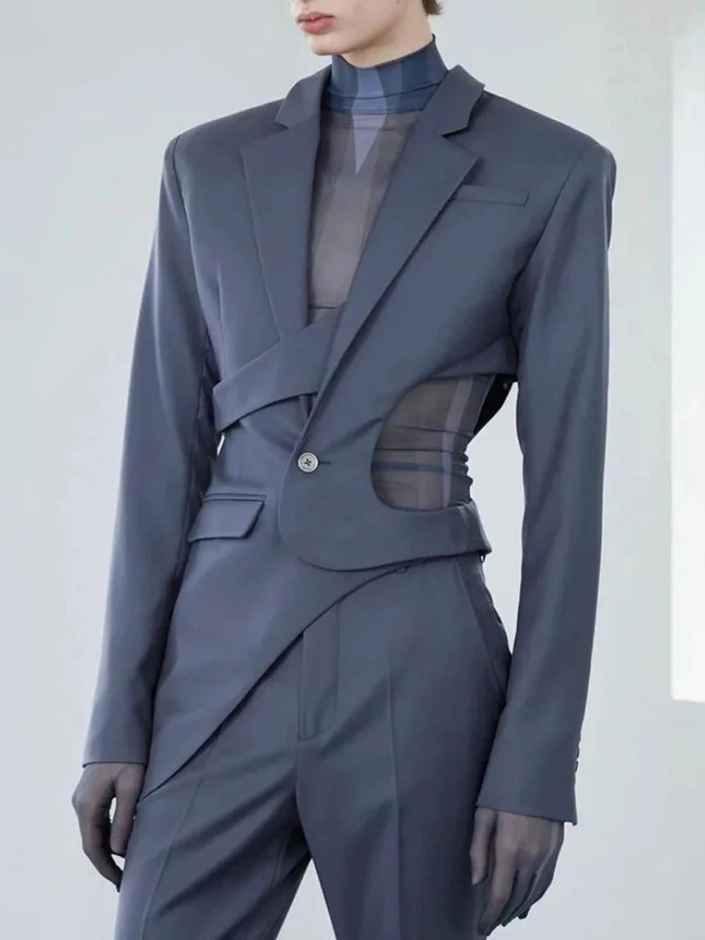 Hadley Hollow Out Blazer - Fashion Pov