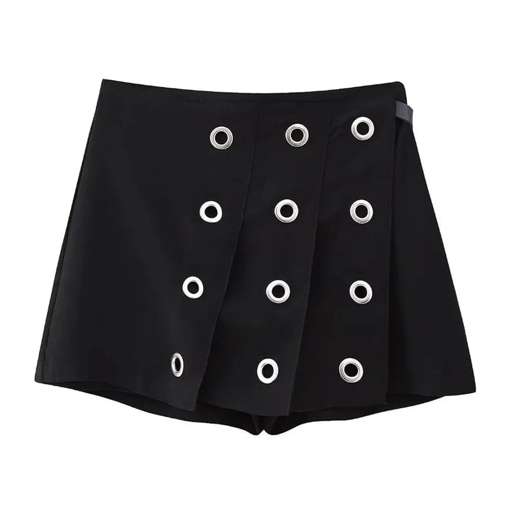 Haley Hollow Out Back Mini Skirt - Fashion Pov