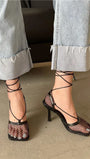 Hollow Mesh High Ankle Heel - Fashion Pov